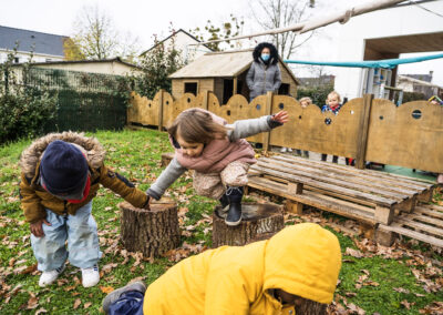 Bienveillance à la crèche comme valeur importante.