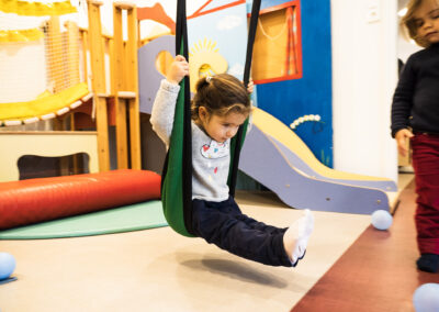 Motorikraum der deutsch-französischen Kindertagesstätte in Nantes Saint Joseph de Porterie