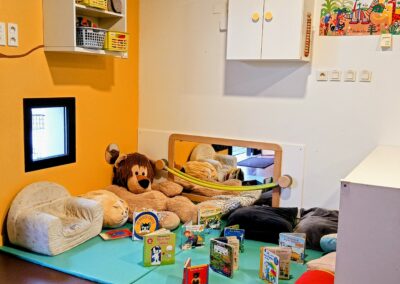 L'espace des Kängurus de la crèche franco-allemande Hansel et Gretel de Nantes.