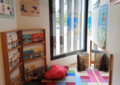 Le coin "coucou" de la crèche franco-allemande Hansel et Gretel de Nantes