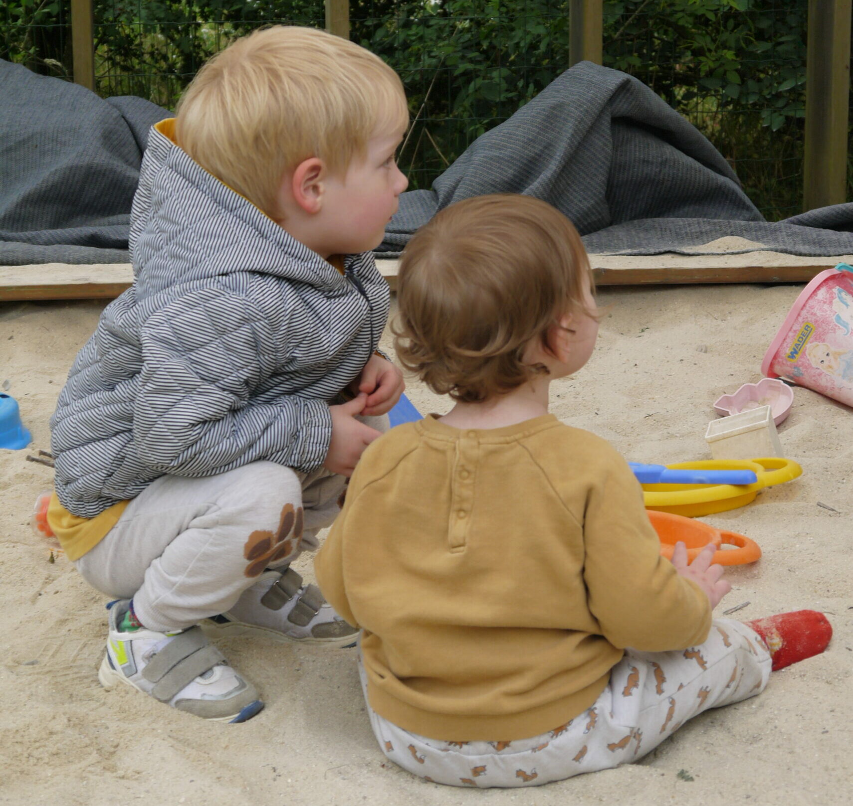 Âges mélangés à la crèche franco-allemande Hansel et Gretel de Nantes