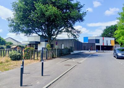 Vue de la crèche franco-allemande Hansel et Gretel de Nantes depuis la rue.